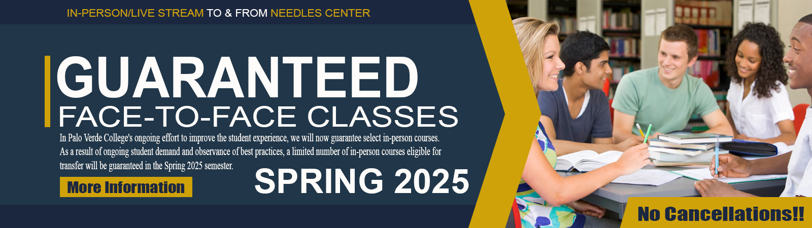 Guaranteed Classes Spring 2025